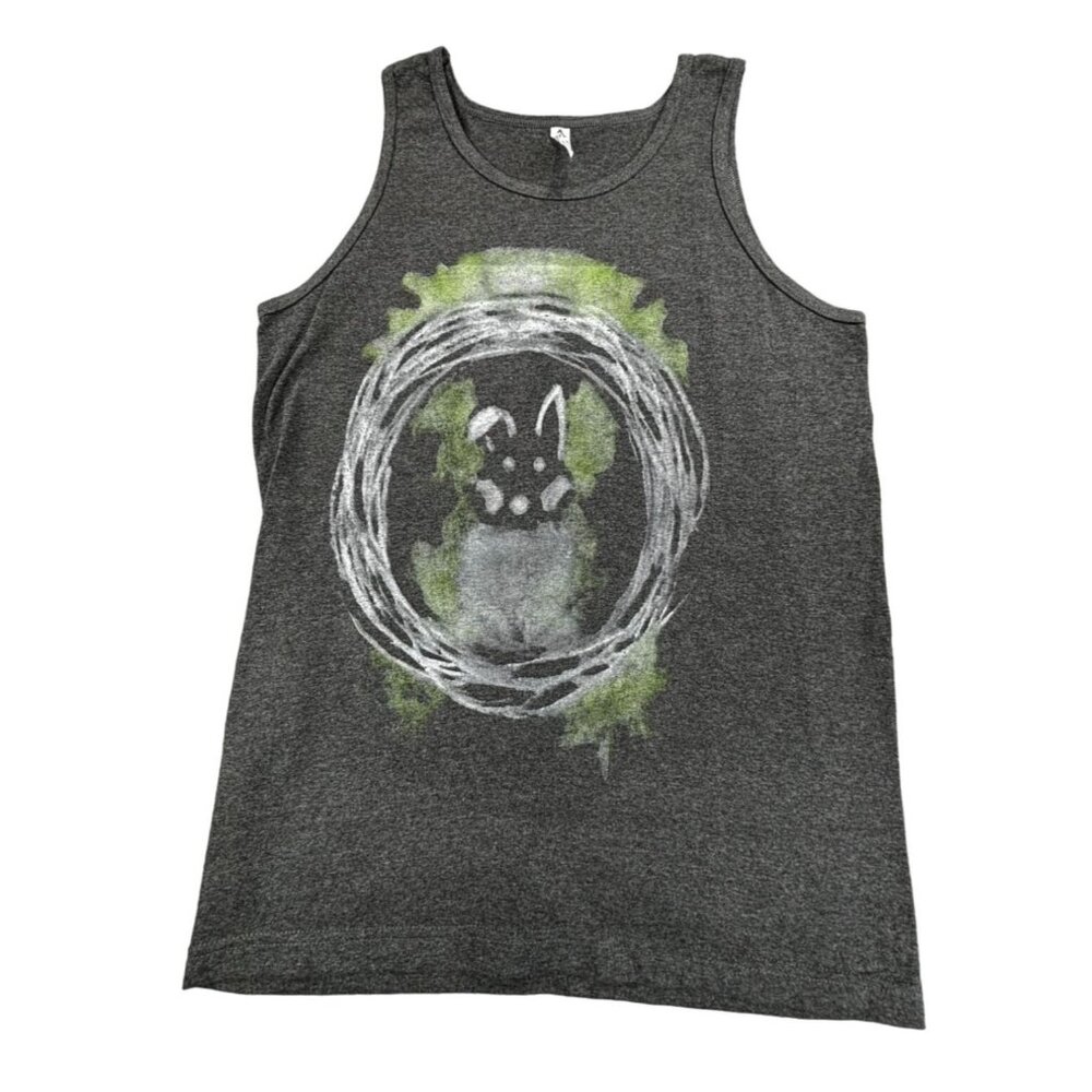 Vintage MK Ultra Survivor Tank Top S Gray Alstyle Mind Control Melt LSD T Shirt